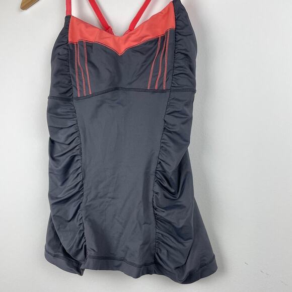 Lululemon Luxtreme Ruched Front Happy Heat Tank - Size 8 - Picture 2 of 8